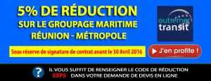 Promotion groupage maritime reunion metropole